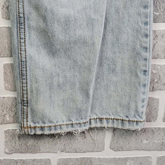 Aeropostale Benton Original Bootcut Wide Leg Thrashed Denim Jeans Men's Size 32 - Picture 12 of 16